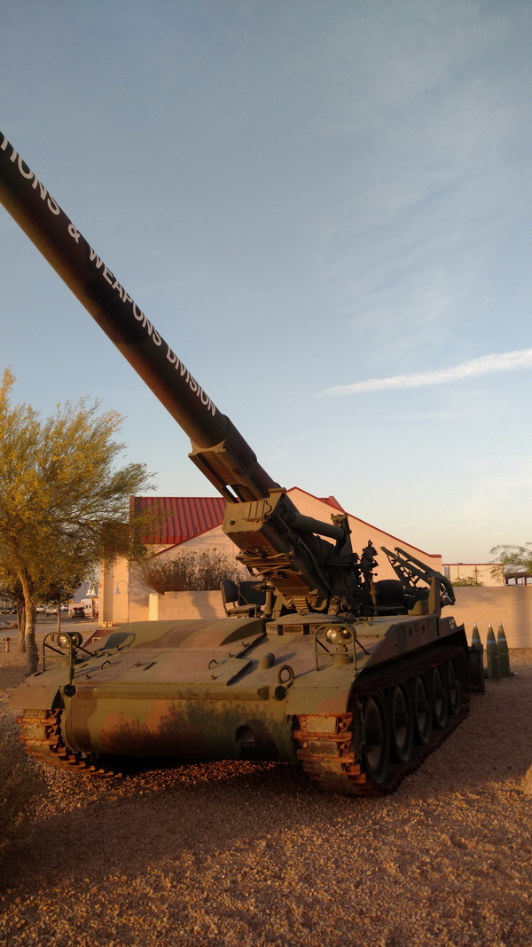 175 Howitzer At Yuma Proving Grounds